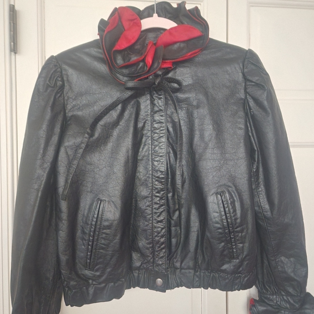 Marco Moroni Black 100%  Leather Jacket.Made In Argentina. - Picture 3 of 12